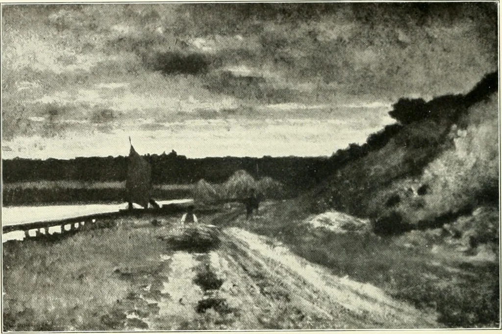 An illustration from Ausstellung deutscher Kunst aus der Zeit von 1775-1875 in der Königlichen Nationalgalerie, Berlin 1906. Herausgegeben vom Vorstand der Deutschen Jahrhundertausstellung. Mit einleitendem Text von Hugo von Tschudi, 1906, leaf 199
