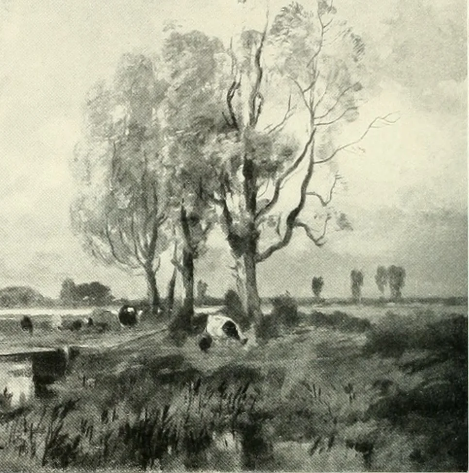 An illustration from Ausstellung deutscher Kunst aus der Zeit von 1775-1875 in der Königlichen Nationalgalerie, Berlin 1906. Herausgegeben vom Vorstand der Deutschen Jahrhundertausstellung. Mit einleitendem Text von Hugo von Tschudi, 1906, leaf 201