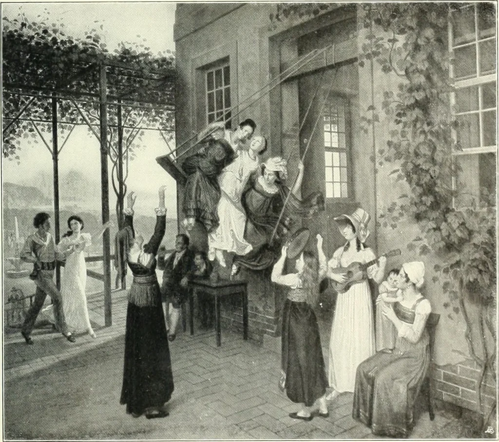 An illustration from Ausstellung deutscher Kunst aus der Zeit von 1775-1875 in der Königlichen Nationalgalerie, Berlin 1906. Herausgegeben vom Vorstand der Deutschen Jahrhundertausstellung. Mit einleitendem Text von Hugo von Tschudi, 1906, leaf 206