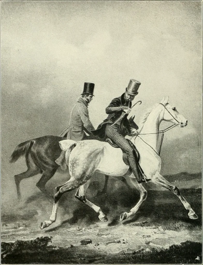 An illustration from Ausstellung deutscher Kunst aus der Zeit von 1775-1875 in der Königlichen Nationalgalerie, Berlin 1906. Herausgegeben vom Vorstand der Deutschen Jahrhundertausstellung. Mit einleitendem Text von Hugo von Tschudi, 1906, leaf 217