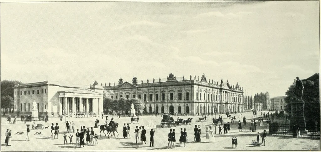 An illustration from Ausstellung deutscher Kunst aus der Zeit von 1775-1875 in der Königlichen Nationalgalerie, Berlin 1906. Herausgegeben vom Vorstand der Deutschen Jahrhundertausstellung. Mit einleitendem Text von Hugo von Tschudi, 1906, leaf 219
