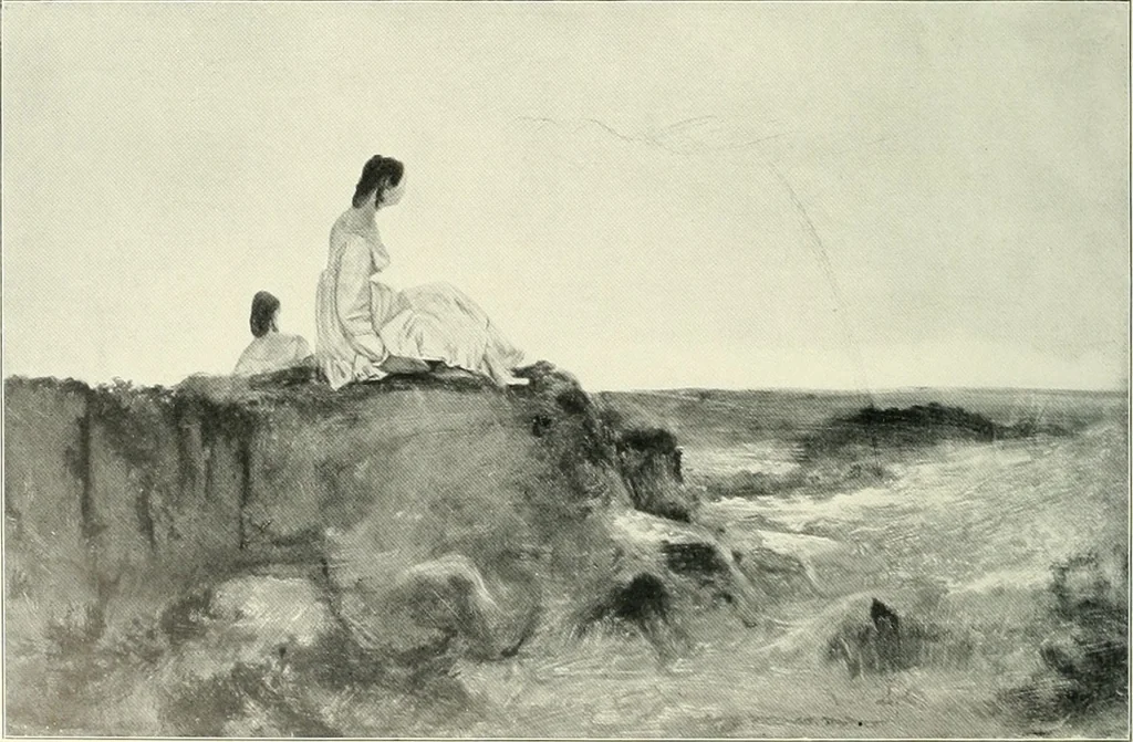An illustration from Ausstellung deutscher Kunst aus der Zeit von 1775-1875 in der Königlichen Nationalgalerie, Berlin 1906. Herausgegeben vom Vorstand der Deutschen Jahrhundertausstellung. Mit einleitendem Text von Hugo von Tschudi, 1906, leaf 221