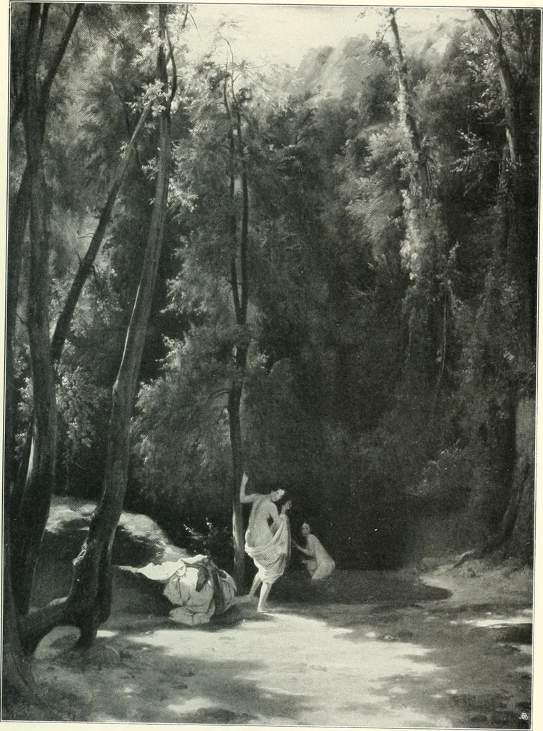 An illustration from Ausstellung deutscher Kunst aus der Zeit von 1775-1875 in der Königlichen Nationalgalerie, Berlin 1906. Herausgegeben vom Vorstand der Deutschen Jahrhundertausstellung. Mit einleitendem Text von Hugo von Tschudi, 1906, leaf 224