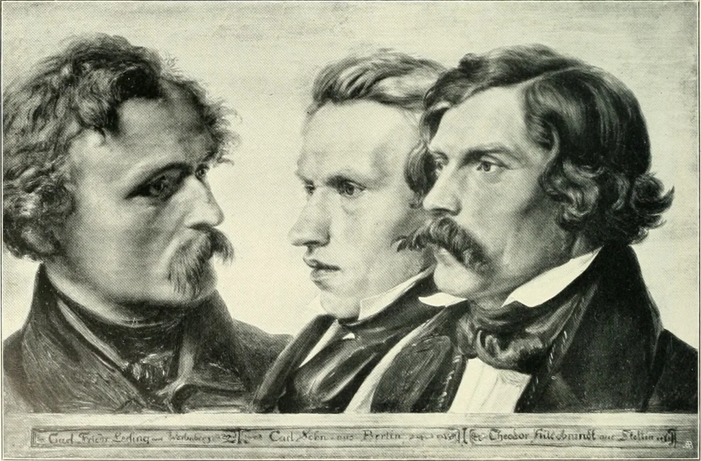 An illustration from Ausstellung deutscher Kunst aus der Zeit von 1775-1875 in der Königlichen Nationalgalerie, Berlin 1906. Herausgegeben vom Vorstand der Deutschen Jahrhundertausstellung. Mit einleitendem Text von Hugo von Tschudi, 1906, leaf 225