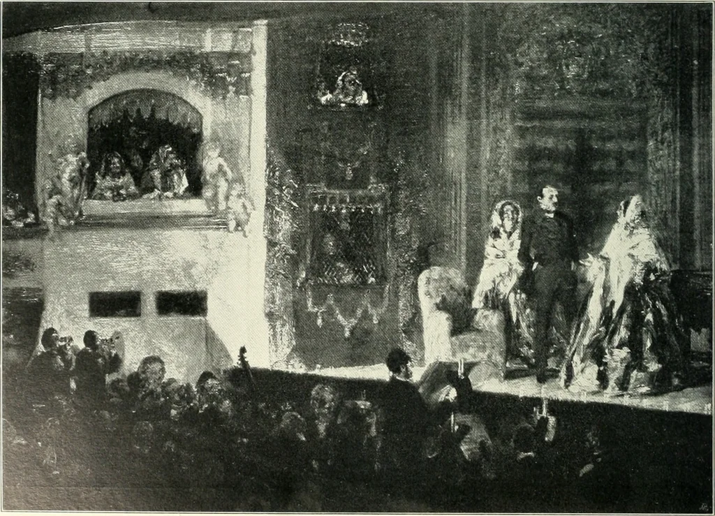 An illustration from Ausstellung deutscher Kunst aus der Zeit von 1775-1875 in der Königlichen Nationalgalerie, Berlin 1906. Herausgegeben vom Vorstand der Deutschen Jahrhundertausstellung. Mit einleitendem Text von Hugo von Tschudi, 1906, leaf 229
