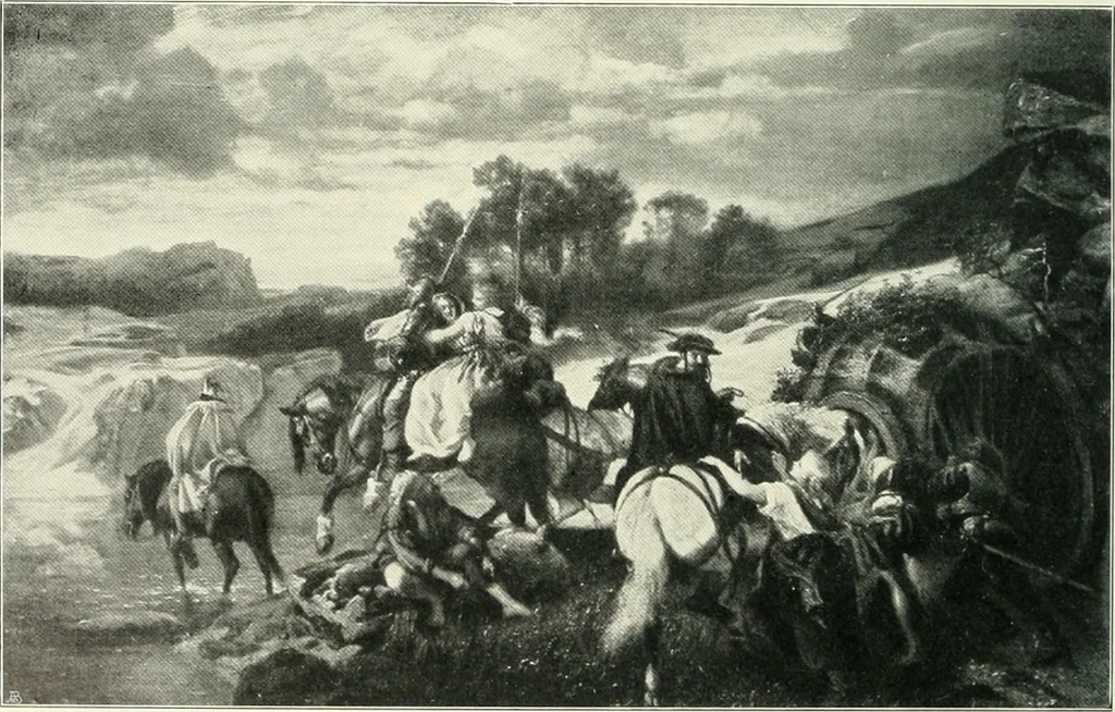An illustration from Ausstellung deutscher Kunst aus der Zeit von 1775-1875 in der Königlichen Nationalgalerie, Berlin 1906. Herausgegeben vom Vorstand der Deutschen Jahrhundertausstellung. Mit einleitendem Text von Hugo von Tschudi, 1906, leaf 241