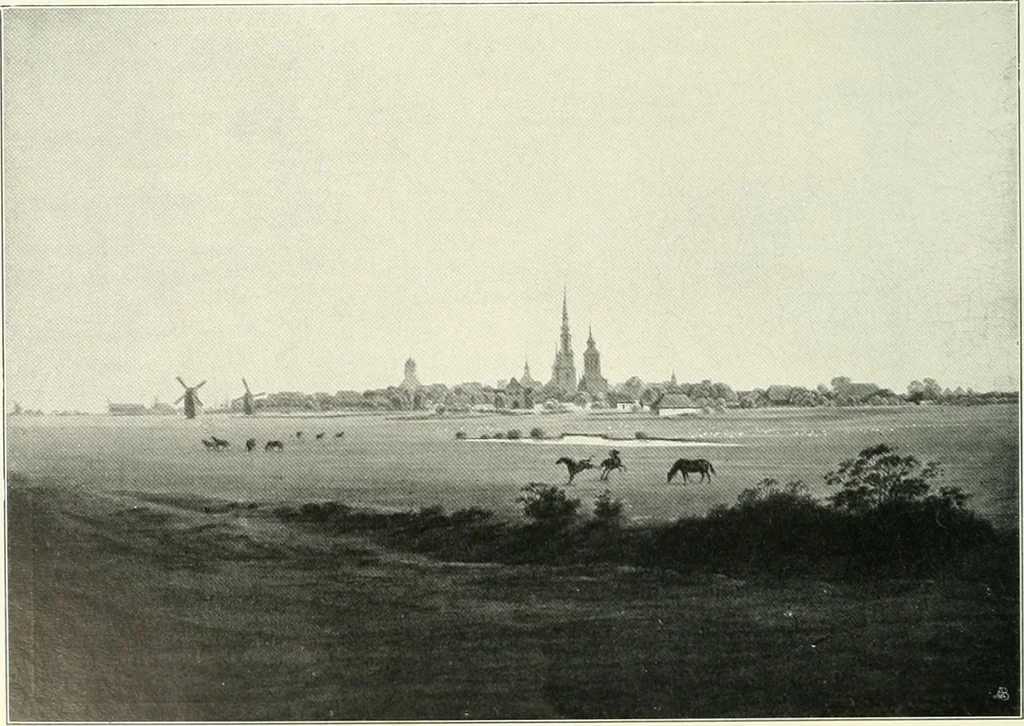 An illustration from Ausstellung deutscher Kunst aus der Zeit von 1775-1875 in der Königlichen Nationalgalerie, Berlin 1906. Herausgegeben vom Vorstand der Deutschen Jahrhundertausstellung. Mit einleitendem Text von Hugo von Tschudi, 1906, leaf 251