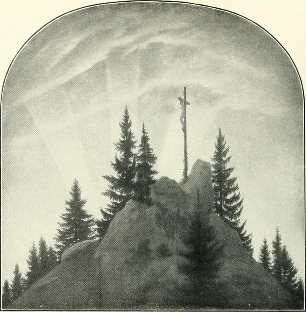 An illustration from Ausstellung deutscher Kunst aus der Zeit von 1775-1875 in der Königlichen Nationalgalerie, Berlin 1906. Herausgegeben vom Vorstand der Deutschen Jahrhundertausstellung. Mit einleitendem Text von Hugo von Tschudi, 1906, leaf 253