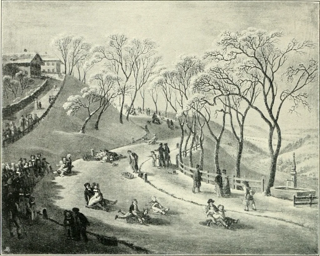 An illustration from Ausstellung deutscher Kunst aus der Zeit von 1775-1875 in der Königlichen Nationalgalerie, Berlin 1906. Herausgegeben vom Vorstand der Deutschen Jahrhundertausstellung. Mit einleitendem Text von Hugo von Tschudi, 1906, leaf 261