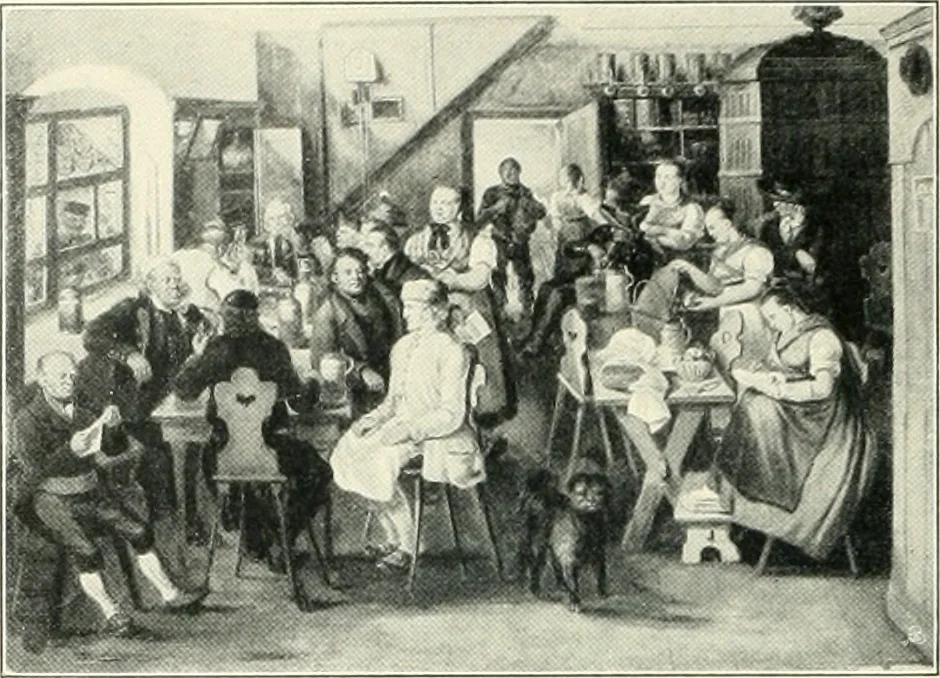 An illustration from Ausstellung deutscher Kunst aus der Zeit von 1775-1875 in der Königlichen Nationalgalerie, Berlin 1906. Herausgegeben vom Vorstand der Deutschen Jahrhundertausstellung. Mit einleitendem Text von Hugo von Tschudi, 1906, leaf 263