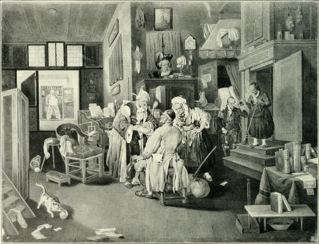 An illustration from Ausstellung deutscher Kunst aus der Zeit von 1775-1875 in der Königlichen Nationalgalerie, Berlin 1906. Herausgegeben vom Vorstand der Deutschen Jahrhundertausstellung. Mit einleitendem Text von Hugo von Tschudi, 1906, leaf 263