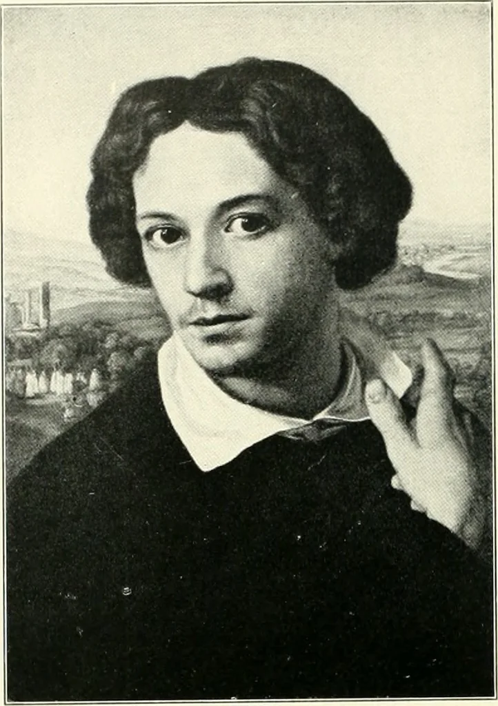 An illustration from Ausstellung deutscher Kunst aus der Zeit von 1775-1875 in der Königlichen Nationalgalerie, Berlin 1906. Herausgegeben vom Vorstand der Deutschen Jahrhundertausstellung. Mit einleitendem Text von Hugo von Tschudi, 1906, leaf 267