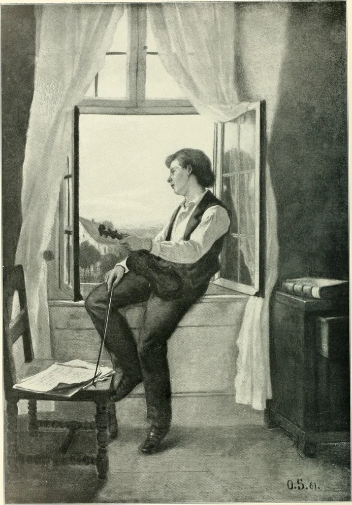 An illustration from Ausstellung deutscher Kunst aus der Zeit von 1775-1875 in der Königlichen Nationalgalerie, Berlin 1906. Herausgegeben vom Vorstand der Deutschen Jahrhundertausstellung. Mit einleitendem Text von Hugo von Tschudi, 1906, leaf 271