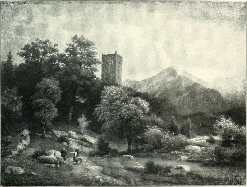 An illustration from Ausstellung deutscher Kunst aus der Zeit von 1775-1875 in der Königlichen Nationalgalerie, Berlin 1906. Herausgegeben vom Vorstand der Deutschen Jahrhundertausstellung. Mit einleitendem Text von Hugo von Tschudi, 1906, leaf 272