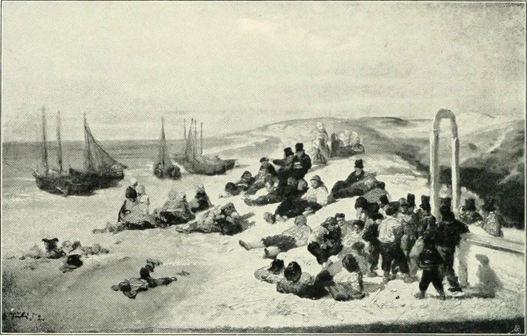 An illustration from Ausstellung deutscher Kunst aus der Zeit von 1775-1875 in der Königlichen Nationalgalerie, Berlin 1906. Herausgegeben vom Vorstand der Deutschen Jahrhundertausstellung. Mit einleitendem Text von Hugo von Tschudi, 1906, leaf 275