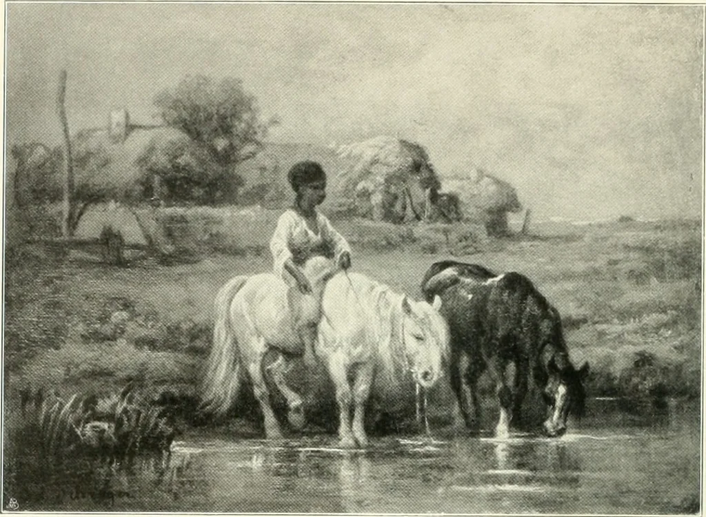 An illustration from Ausstellung deutscher Kunst aus der Zeit von 1775-1875 in der Königlichen Nationalgalerie, Berlin 1906. Herausgegeben vom Vorstand der Deutschen Jahrhundertausstellung. Mit einleitendem Text von Hugo von Tschudi, 1906, leaf 279