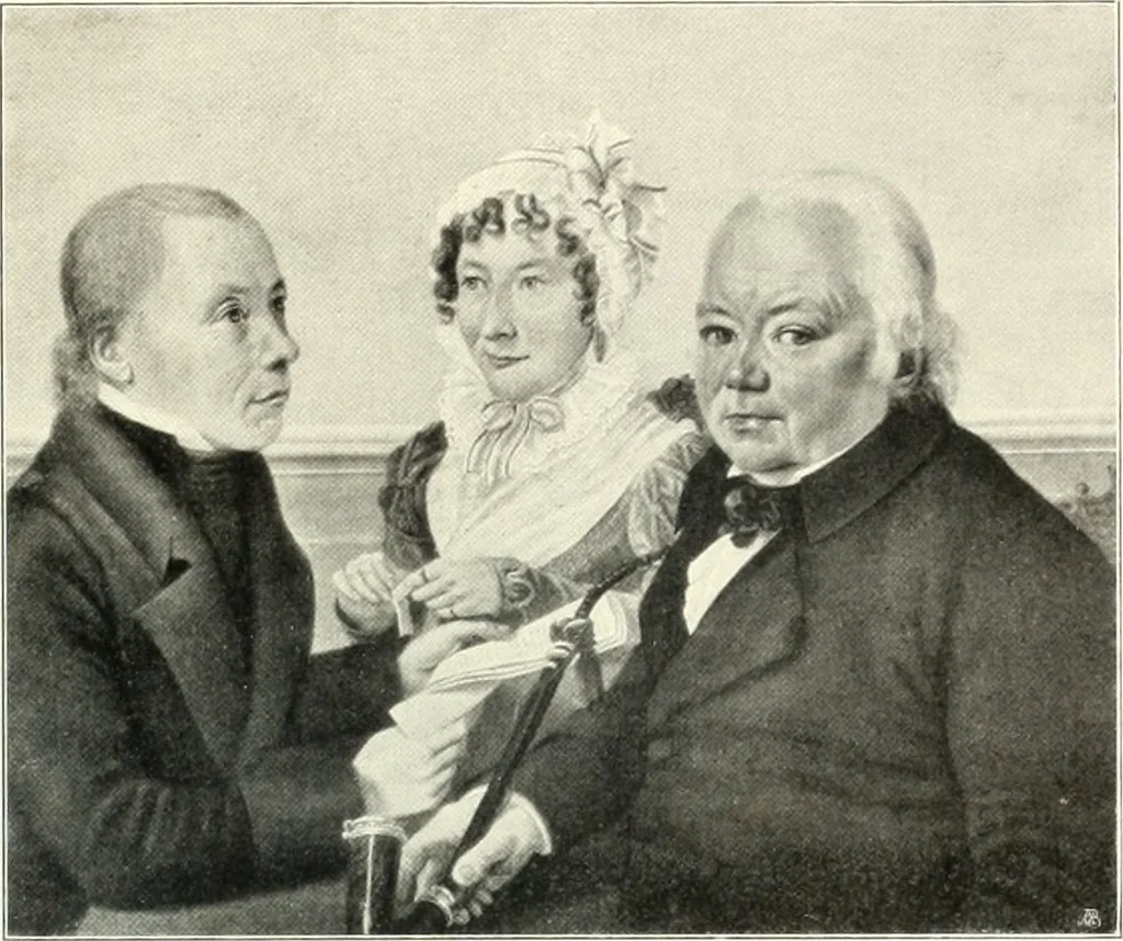 An illustration from Ausstellung deutscher Kunst aus der Zeit von 1775-1875 in der Königlichen Nationalgalerie, Berlin 1906. Herausgegeben vom Vorstand der Deutschen Jahrhundertausstellung. Mit einleitendem Text von Hugo von Tschudi, 1906, leaf 282
