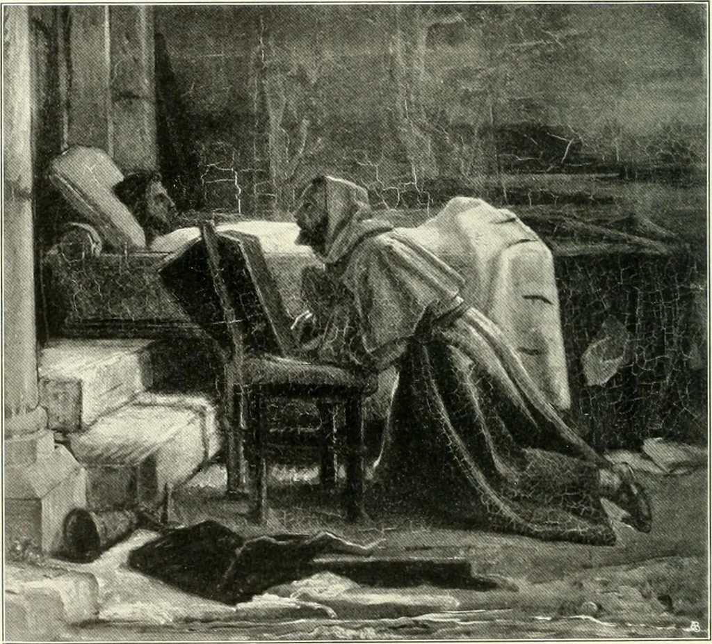 An illustration from Ausstellung deutscher Kunst aus der Zeit von 1775-1875 in der Königlichen Nationalgalerie, Berlin 1906. Herausgegeben vom Vorstand der Deutschen Jahrhundertausstellung. Mit einleitendem Text von Hugo von Tschudi, 1906, leaf 283