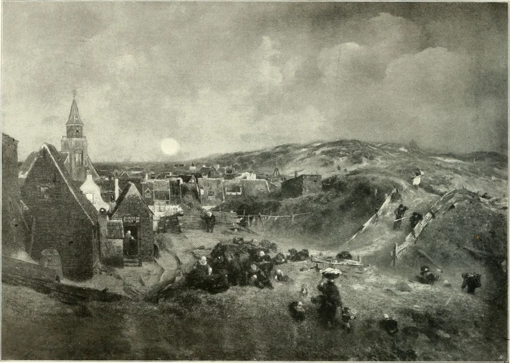 An illustration from Ausstellung deutscher Kunst aus der Zeit von 1775-1875 in der Königlichen Nationalgalerie, Berlin 1906. Herausgegeben vom Vorstand der Deutschen Jahrhundertausstellung. Mit einleitendem Text von Hugo von Tschudi, 1906, leaf 285