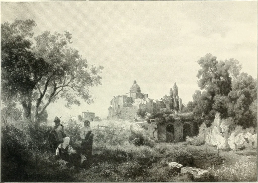 An illustration from Ausstellung deutscher Kunst aus der Zeit von 1775-1875 in der Königlichen Nationalgalerie, Berlin 1906. Herausgegeben vom Vorstand der Deutschen Jahrhundertausstellung. Mit einleitendem Text von Hugo von Tschudi, 1906, leaf 286
