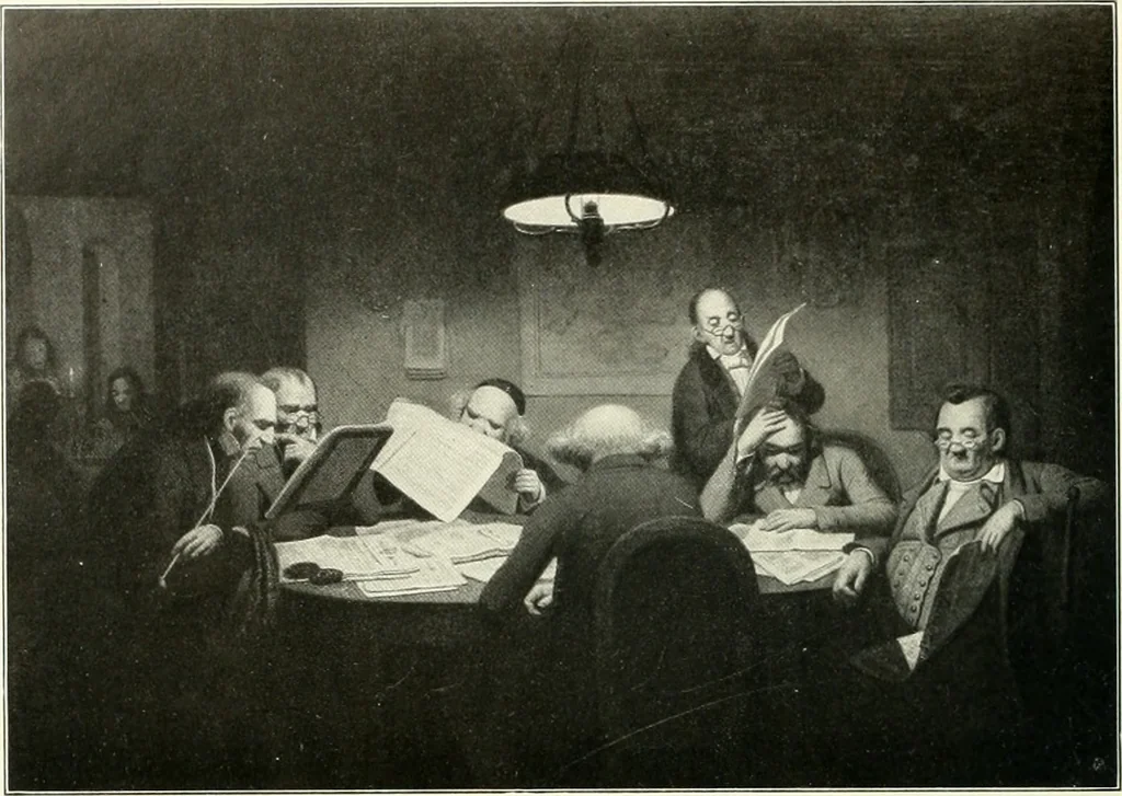 An illustration from Ausstellung deutscher Kunst aus der Zeit von 1775-1875 in der Königlichen Nationalgalerie, Berlin 1906. Herausgegeben vom Vorstand der Deutschen Jahrhundertausstellung. Mit einleitendem Text von Hugo von Tschudi, 1906, leaf 287
