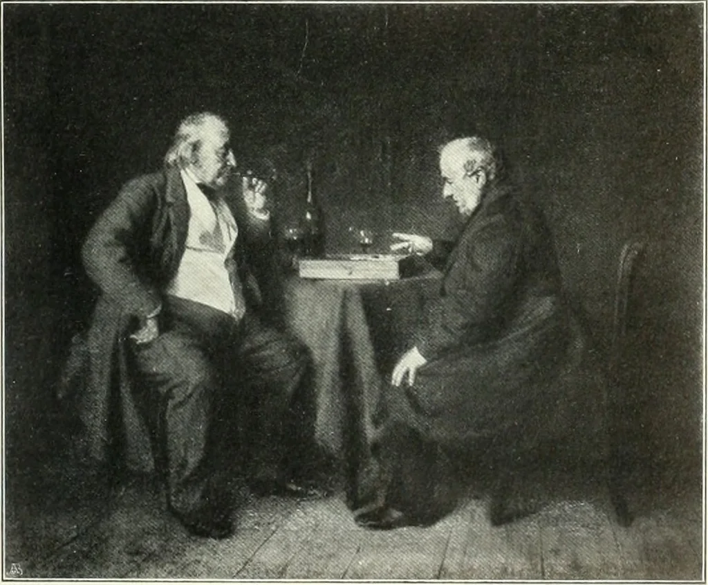 An illustration from Ausstellung deutscher Kunst aus der Zeit von 1775-1875 in der Königlichen Nationalgalerie, Berlin 1906. Herausgegeben vom Vorstand der Deutschen Jahrhundertausstellung. Mit einleitendem Text von Hugo von Tschudi, 1906, leaf 292