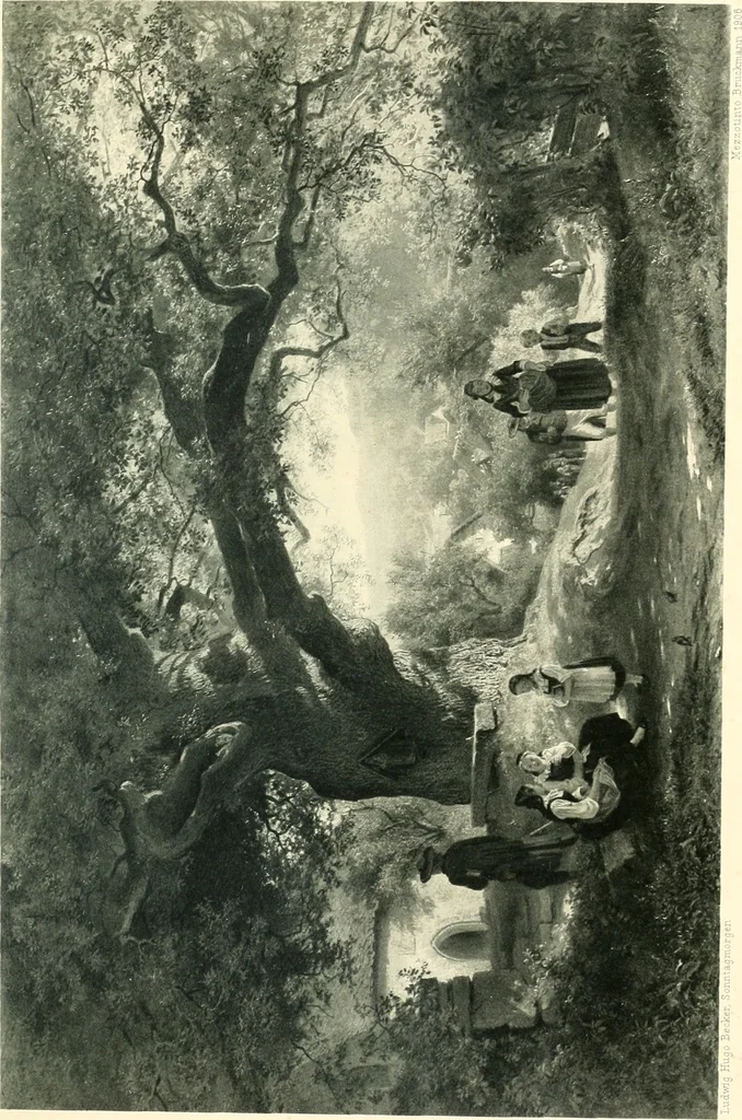 An illustration from Ausstellung deutscher Kunst aus der Zeit von 1775-1875 in der Königlichen Nationalgalerie, Berlin 1906. Herausgegeben vom Vorstand der Deutschen Jahrhundertausstellung. Mit einleitendem Text von Hugo von Tschudi, 1906, leaf 294