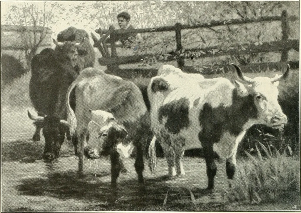 An illustration from Ausstellung deutscher Kunst aus der Zeit von 1775-1875 in der Königlichen Nationalgalerie, Berlin 1906. Herausgegeben vom Vorstand der Deutschen Jahrhundertausstellung. Mit einleitendem Text von Hugo von Tschudi, 1906, leaf 297
