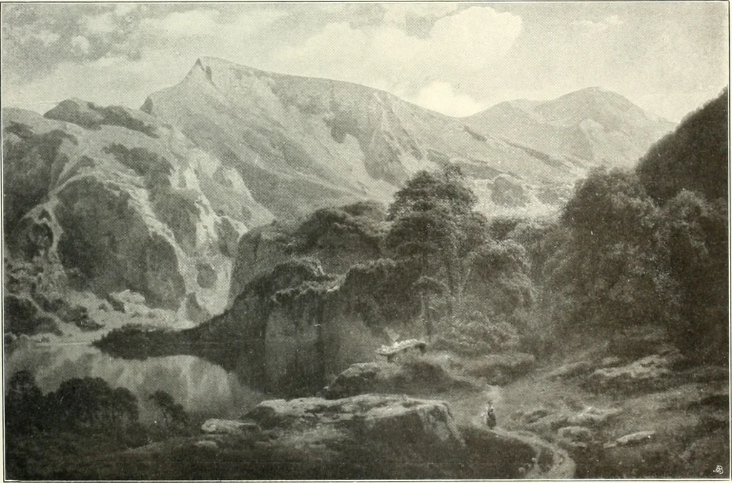 An illustration from Ausstellung deutscher Kunst aus der Zeit von 1775-1875 in der Königlichen Nationalgalerie, Berlin 1906. Herausgegeben vom Vorstand der Deutschen Jahrhundertausstellung. Mit einleitendem Text von Hugo von Tschudi, 1906, leaf 302