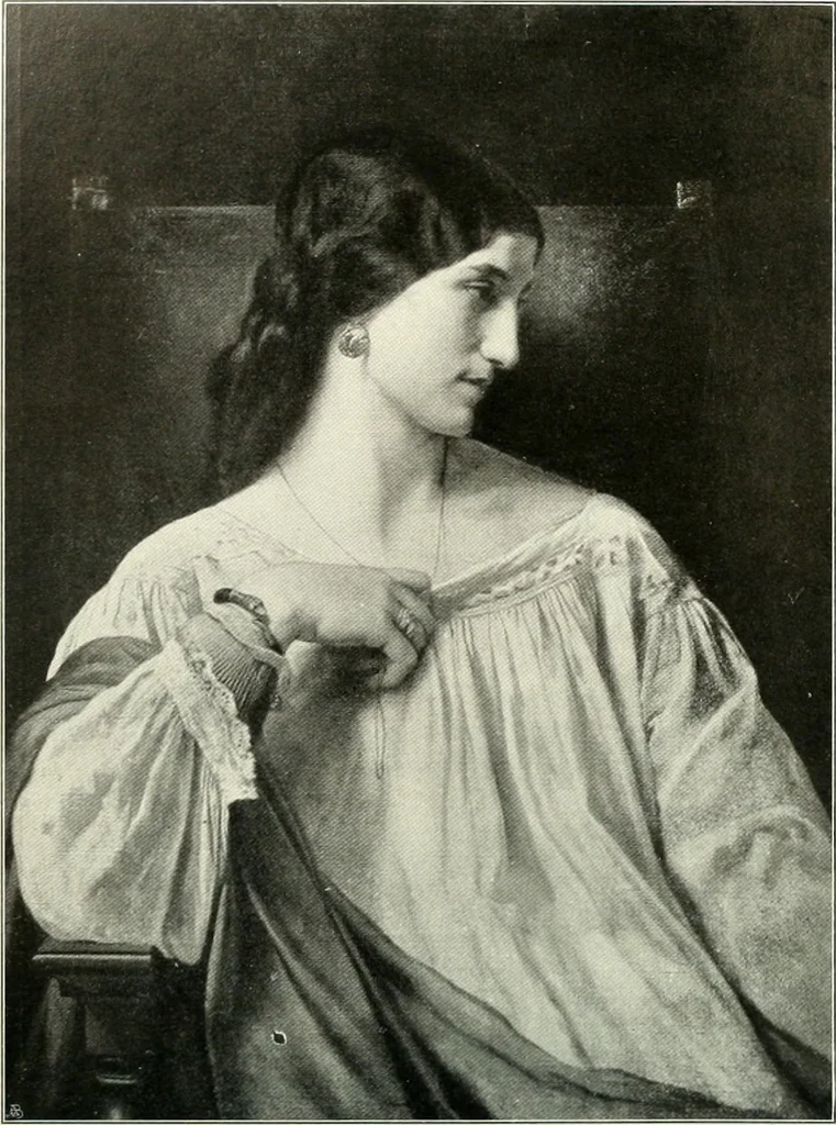 An illustration from Ausstellung deutscher Kunst aus der Zeit von 1775-1875 in der Königlichen Nationalgalerie, Berlin 1906. Herausgegeben vom Vorstand der Deutschen Jahrhundertausstellung. Mit einleitendem Text von Hugo von Tschudi, 1906, leaf 311