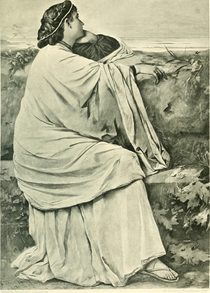 An illustration from Ausstellung deutscher Kunst aus der Zeit von 1775-1875 in der Königlichen Nationalgalerie, Berlin 1906. Herausgegeben vom Vorstand der Deutschen Jahrhundertausstellung. Mit einleitendem Text von Hugo von Tschudi, 1906, leaf 316