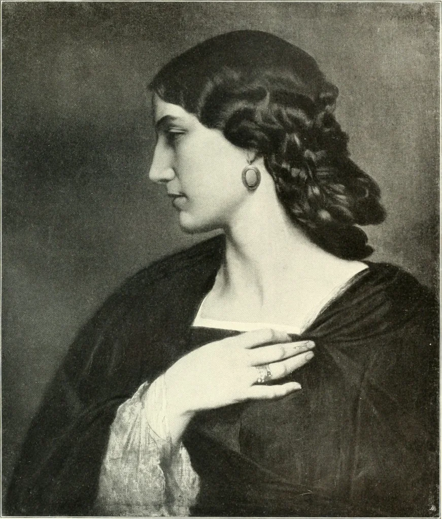 An illustration from Ausstellung deutscher Kunst aus der Zeit von 1775-1875 in der Königlichen Nationalgalerie, Berlin 1906. Herausgegeben vom Vorstand der Deutschen Jahrhundertausstellung. Mit einleitendem Text von Hugo von Tschudi, 1906, leaf 318