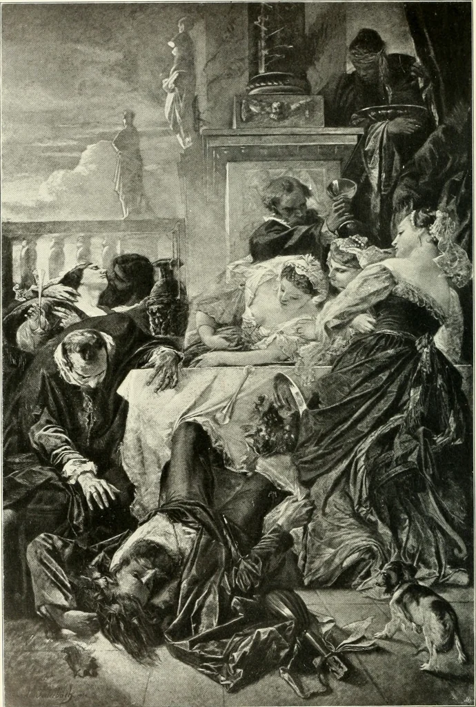 An illustration from Ausstellung deutscher Kunst aus der Zeit von 1775-1875 in der Königlichen Nationalgalerie, Berlin 1906. Herausgegeben vom Vorstand der Deutschen Jahrhundertausstellung. Mit einleitendem Text von Hugo von Tschudi, 1906, leaf 319