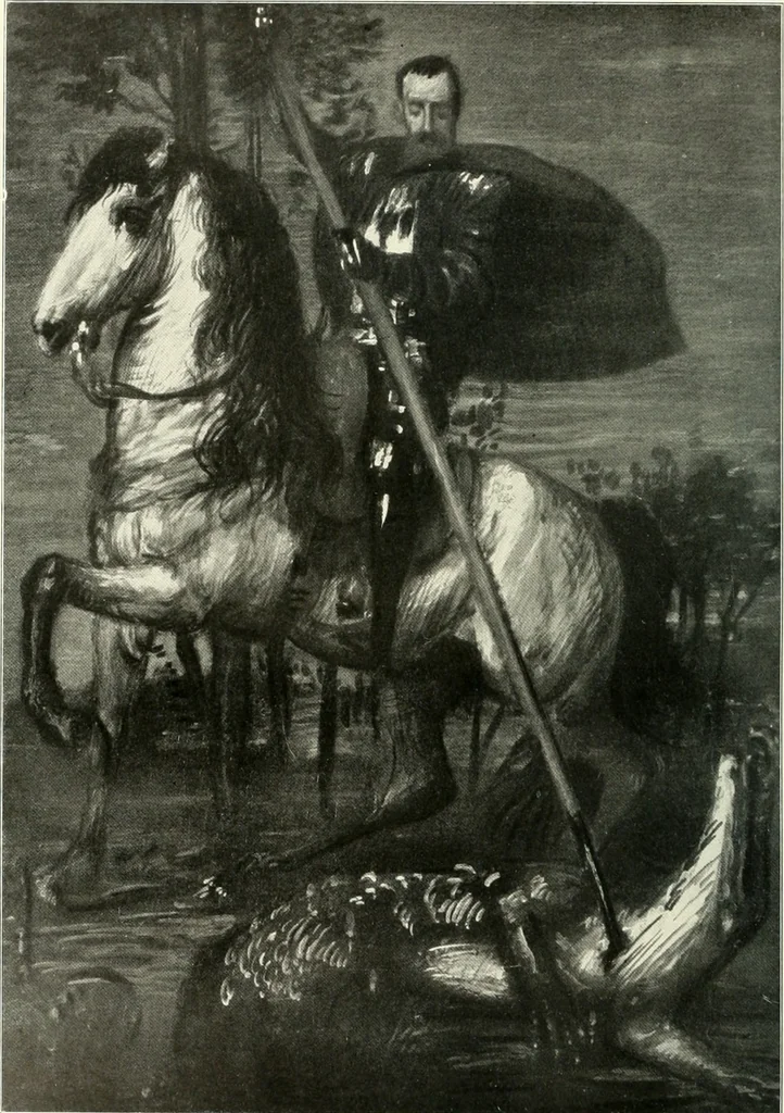An illustration from Ausstellung deutscher Kunst aus der Zeit von 1775-1875 in der Königlichen Nationalgalerie, Berlin 1906. Herausgegeben vom Vorstand der Deutschen Jahrhundertausstellung. Mit einleitendem Text von Hugo von Tschudi, 1906, leaf 321