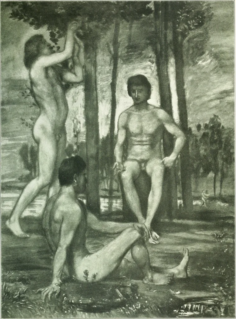 An illustration from Ausstellung deutscher Kunst aus der Zeit von 1775-1875 in der Königlichen Nationalgalerie, Berlin 1906. Herausgegeben vom Vorstand der Deutschen Jahrhundertausstellung. Mit einleitendem Text von Hugo von Tschudi, 1906, leaf 322