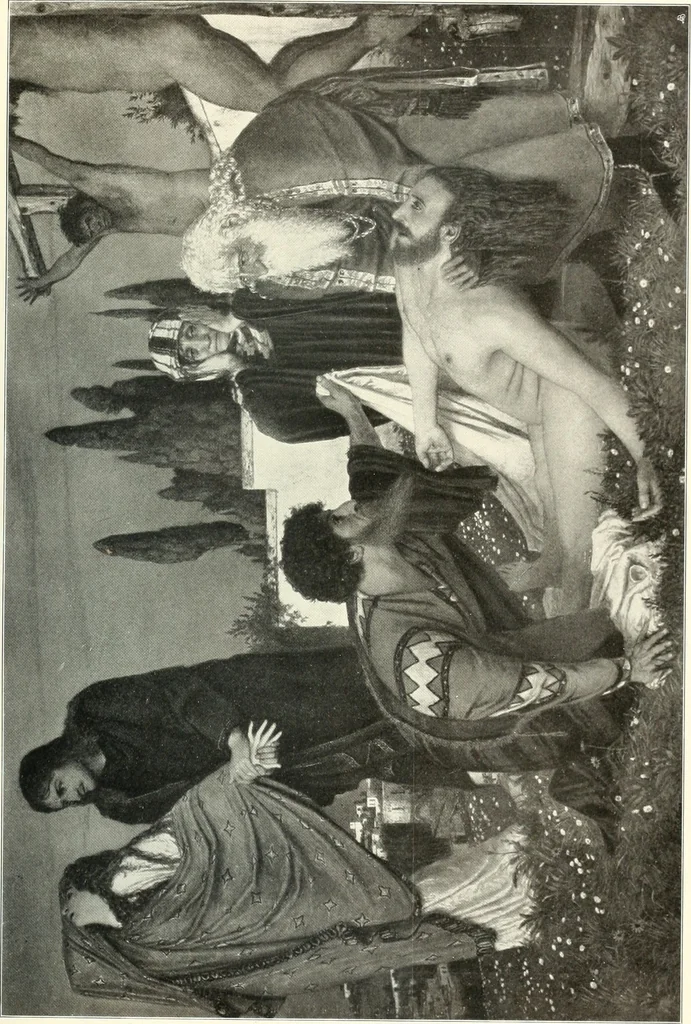 An illustration from Ausstellung deutscher Kunst aus der Zeit von 1775-1875 in der Königlichen Nationalgalerie, Berlin 1906. Herausgegeben vom Vorstand der Deutschen Jahrhundertausstellung. Mit einleitendem Text von Hugo von Tschudi, 1906, leaf 330