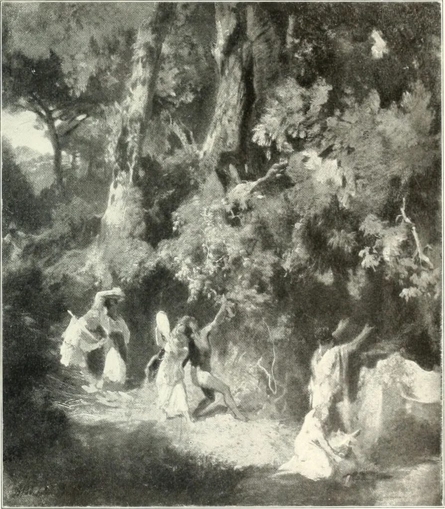 An illustration from Ausstellung deutscher Kunst aus der Zeit von 1775-1875 in der Königlichen Nationalgalerie, Berlin 1906. Herausgegeben vom Vorstand der Deutschen Jahrhundertausstellung. Mit einleitendem Text von Hugo von Tschudi, 1906, leaf 334