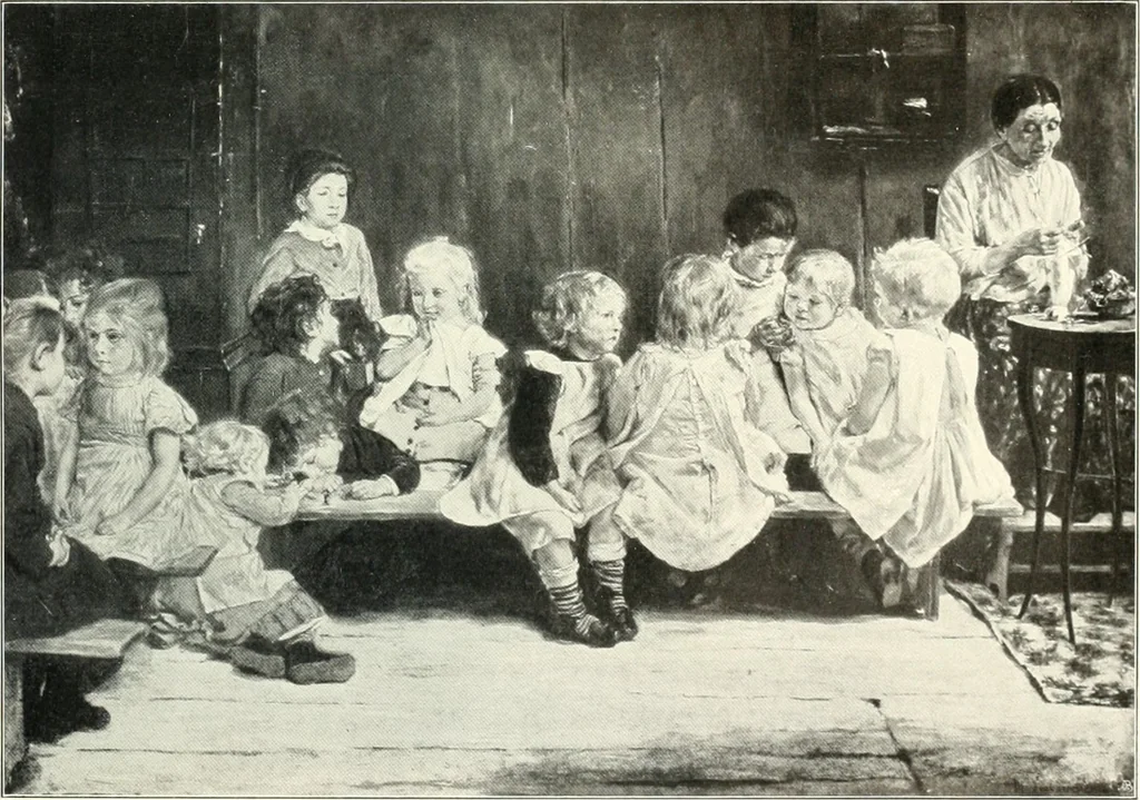 An illustration from Ausstellung deutscher Kunst aus der Zeit von 1775-1875 in der Königlichen Nationalgalerie, Berlin 1906. Herausgegeben vom Vorstand der Deutschen Jahrhundertausstellung. Mit einleitendem Text von Hugo von Tschudi, 1906, leaf 340