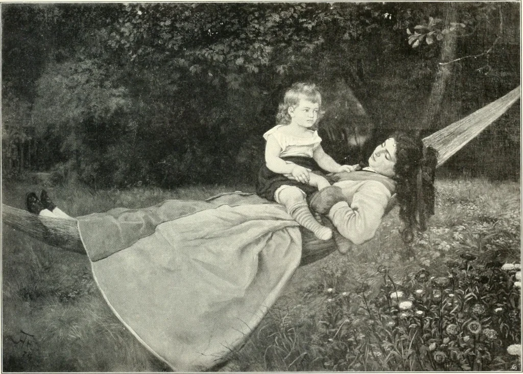 An illustration from Ausstellung deutscher Kunst aus der Zeit von 1775-1875 in der Königlichen Nationalgalerie, Berlin 1906. Herausgegeben vom Vorstand der Deutschen Jahrhundertausstellung. Mit einleitendem Text von Hugo von Tschudi, 1906, leaf 344