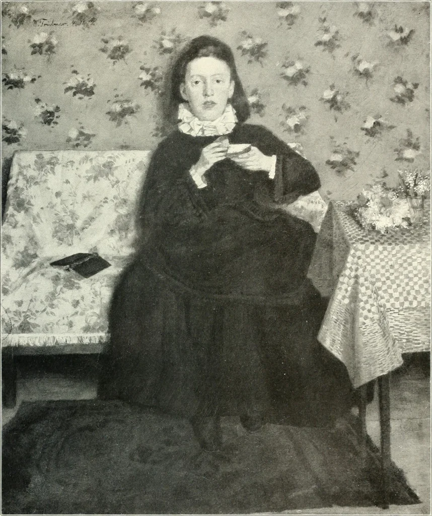 An illustration from Ausstellung deutscher Kunst aus der Zeit von 1775-1875 in der Königlichen Nationalgalerie, Berlin 1906. Herausgegeben vom Vorstand der Deutschen Jahrhundertausstellung. Mit einleitendem Text von Hugo von Tschudi, 1906, leaf 352