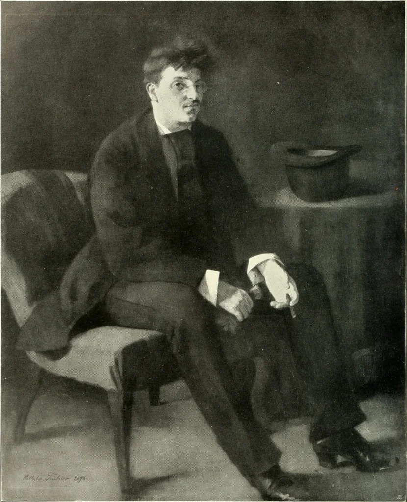 An illustration from Ausstellung deutscher Kunst aus der Zeit von 1775-1875 in der Königlichen Nationalgalerie, Berlin 1906. Herausgegeben vom Vorstand der Deutschen Jahrhundertausstellung. Mit einleitendem Text von Hugo von Tschudi, 1906, leaf 353