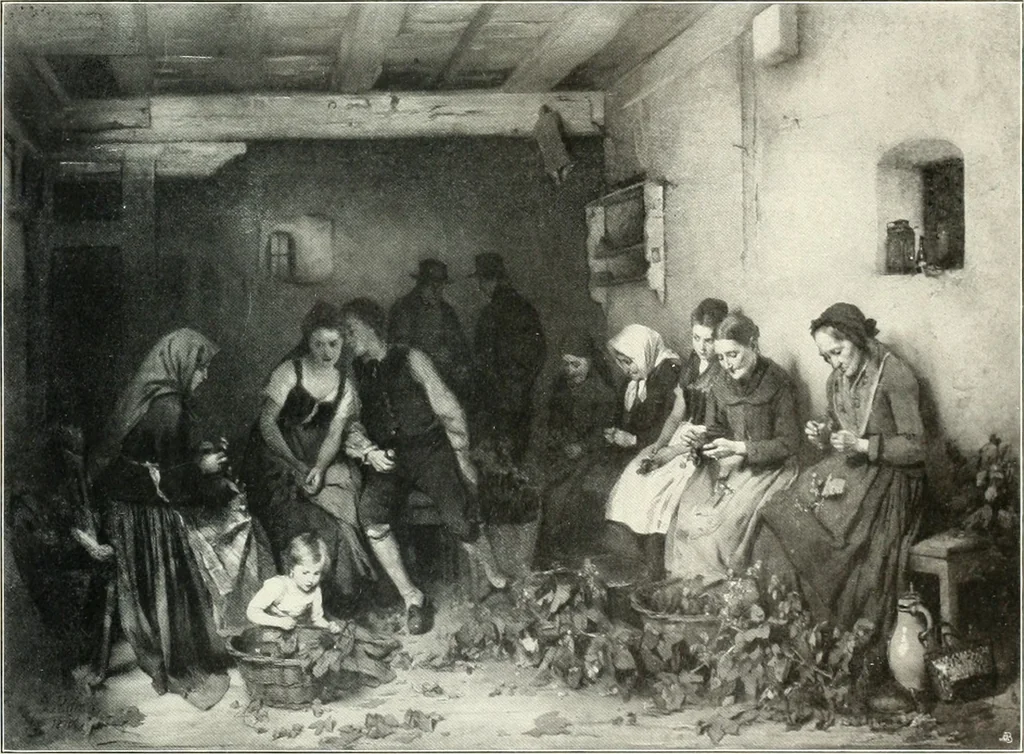 An illustration from Ausstellung deutscher Kunst aus der Zeit von 1775-1875 in der Königlichen Nationalgalerie, Berlin 1906. Herausgegeben vom Vorstand der Deutschen Jahrhundertausstellung. Mit einleitendem Text von Hugo von Tschudi, 1906, leaf 356
