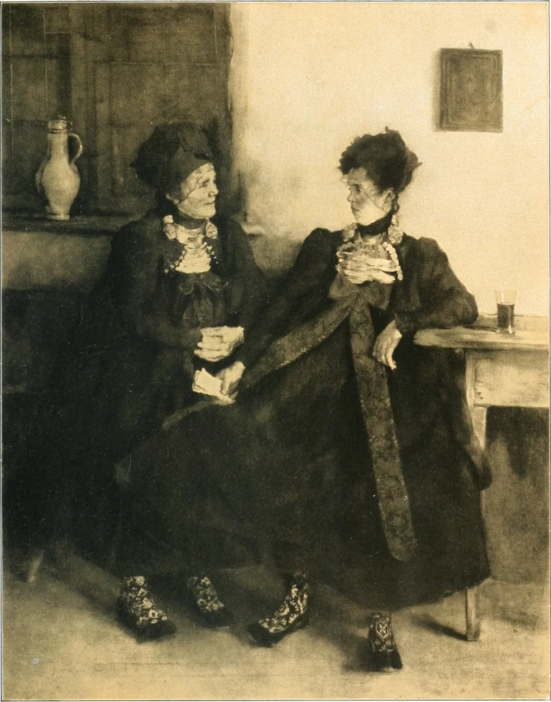 An illustration from Ausstellung deutscher Kunst aus der Zeit von 1775-1875 in der Königlichen Nationalgalerie, Berlin 1906. Herausgegeben vom Vorstand der Deutschen Jahrhundertausstellung. Mit einleitendem Text von Hugo von Tschudi, 1906, leaf 360