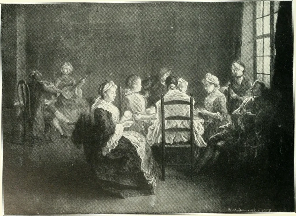 An illustration from Ausstellung deutscher Kunst aus der Zeit von 1775-1875 in der Königlichen Nationalgalerie, Berlin 1906. Herausgegeben vom Vorstand der Deutschen Jahrhundertausstellung. Mit einleitendem Text von Hugo von Tschudi, 1906, leaf 65