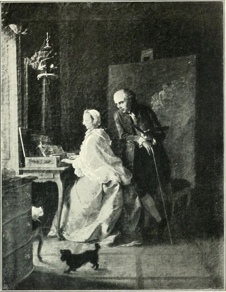 An illustration from Ausstellung deutscher Kunst aus der Zeit von 1775-1875 in der Königlichen Nationalgalerie, Berlin 1906. Herausgegeben vom Vorstand der Deutschen Jahrhundertausstellung. Mit einleitendem Text von Hugo von Tschudi, 1906, leaf 68
