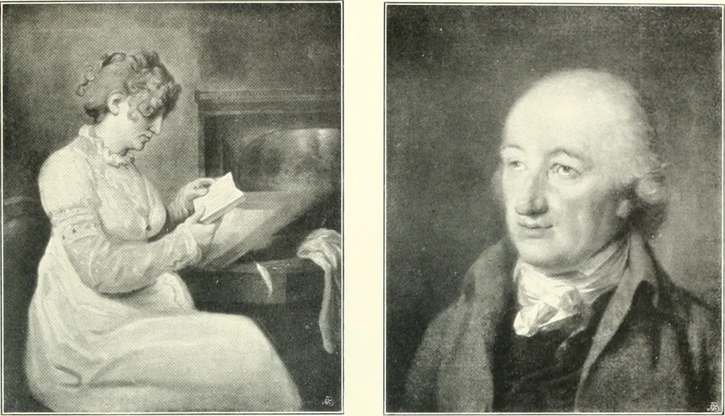 An illustration from Ausstellung deutscher Kunst aus der Zeit von 1775-1875 in der Königlichen Nationalgalerie, Berlin 1906. Herausgegeben vom Vorstand der Deutschen Jahrhundertausstellung. Mit einleitendem Text von Hugo von Tschudi, 1906, leaf 72