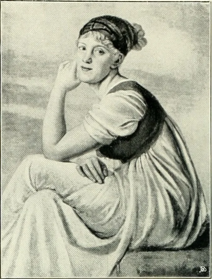 An illustration from Ausstellung deutscher Kunst aus der Zeit von 1775-1875 in der Königlichen Nationalgalerie, Berlin 1906. Herausgegeben vom Vorstand der Deutschen Jahrhundertausstellung. Mit einleitendem Text von Hugo von Tschudi, 1906, leaf 79