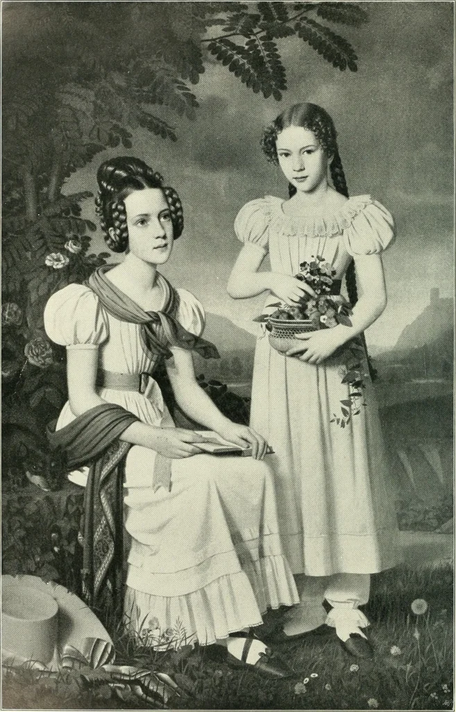 An illustration from Ausstellung deutscher Kunst aus der Zeit von 1775-1875 in der Königlichen Nationalgalerie, Berlin 1906. Herausgegeben vom Vorstand der Deutschen Jahrhundertausstellung. Mit einleitendem Text von Hugo von Tschudi, 1906, leaf 81