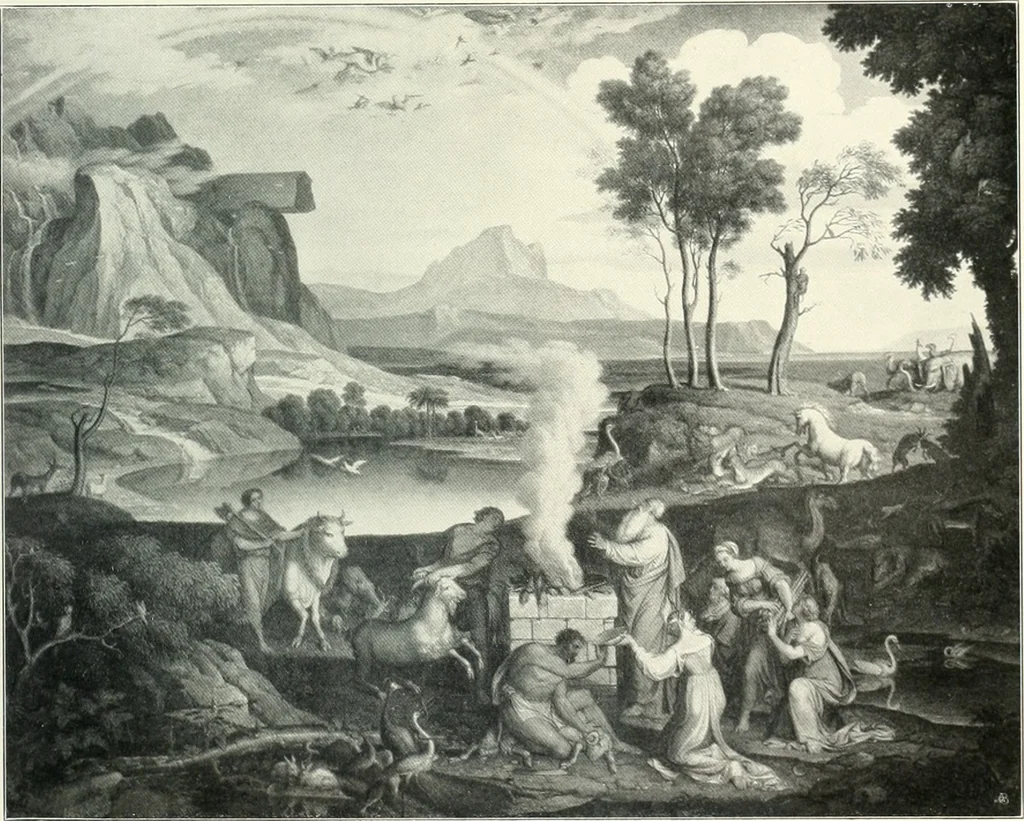 An illustration from Ausstellung deutscher Kunst aus der Zeit von 1775-1875 in der Königlichen Nationalgalerie, Berlin 1906. Herausgegeben vom Vorstand der Deutschen Jahrhundertausstellung. Mit einleitendem Text von Hugo von Tschudi, 1906, leaf 90