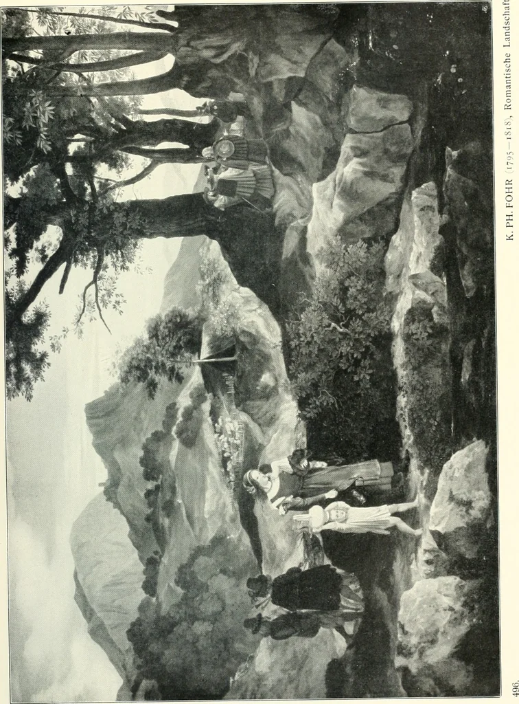 An illustration from Ausstellung deutscher Kunst aus der Zeit von 1775-1875 in der Königlichen Nationalgalerie, Berlin 1906. Herausgegeben vom Vorstand der Deutschen Jahrhundertausstellung. Mit einleitendem Text von Hugo von Tschudi, 1906, leaf 94
